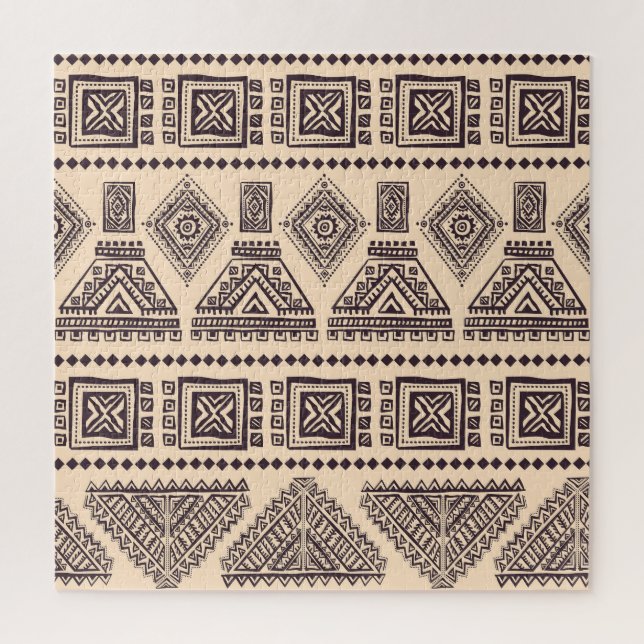 Stammes, ethnische, Vintage Geschäftsmuster Puzzle (Vertikal)