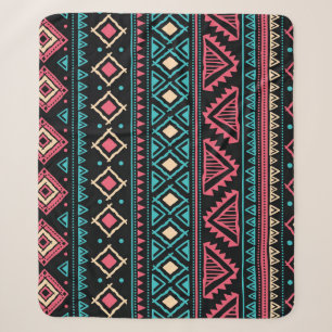 Stammes-ethnisches Vintage-Geschäftsmuster Sherpadecke