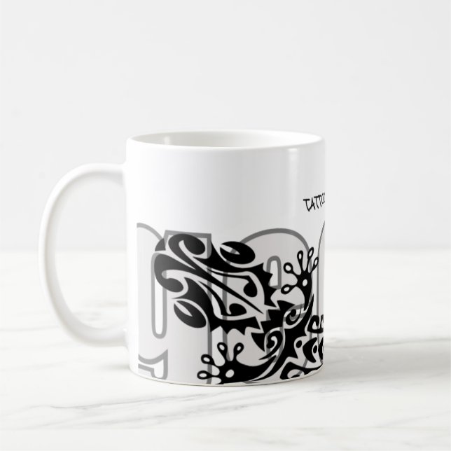 Stammes- Gecko-Tasse Tasse (Links)