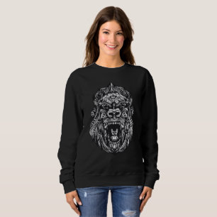 Stammes-Gorilla Sweatshirt