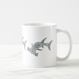 Stammes- Hammerhai-Haifisch-Verpackungs-Tasse Tasse