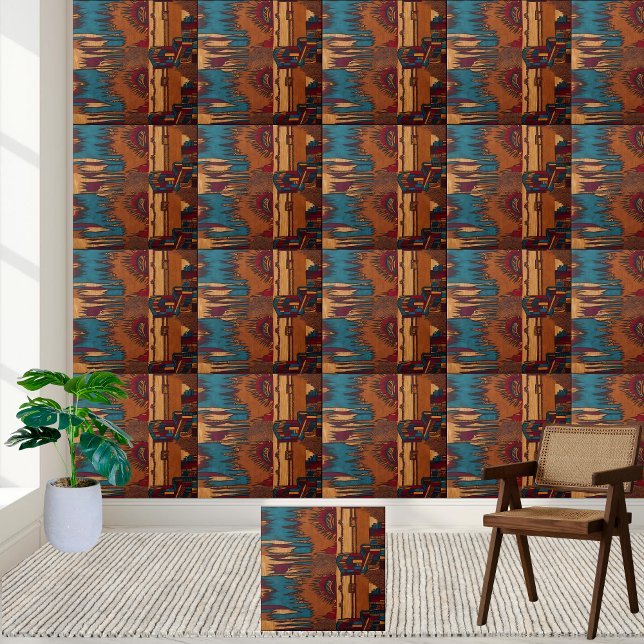 Stammes Inspiriertes afrikanisches Tile für global Fliese (Tribal Inspired African Tile for Global Interiors)