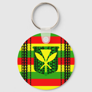 Stammes- Kanaka Maoli Flagge Schlüsselanhänger