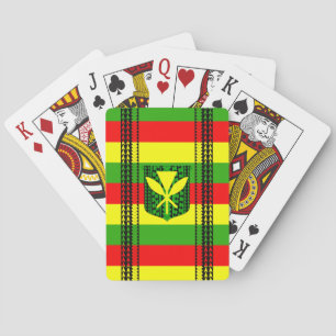 Stammes- Kanaka Maoli Flagge Spielkarten