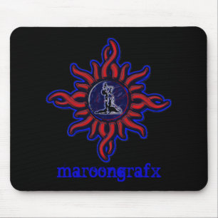 Stammes- kastanienbraunes Mousepad
