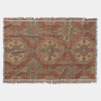 Stammes-Kilim-Medaillon Decke