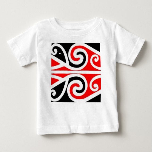 Stammes- Kunst der Maori- Entwürfe für Sie Baby T-shirt (Vorderseite)