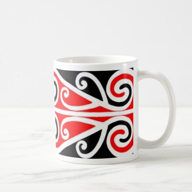 Stammes- Kunst der Maori- Entwürfe für Sie Tasse (Rechts)
