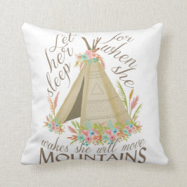 Stammes- "lassen Sie ihren Schlaf" Pillow mit Kissen