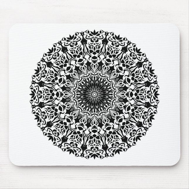 Stammes-Mandala Mousepad (Vorne)