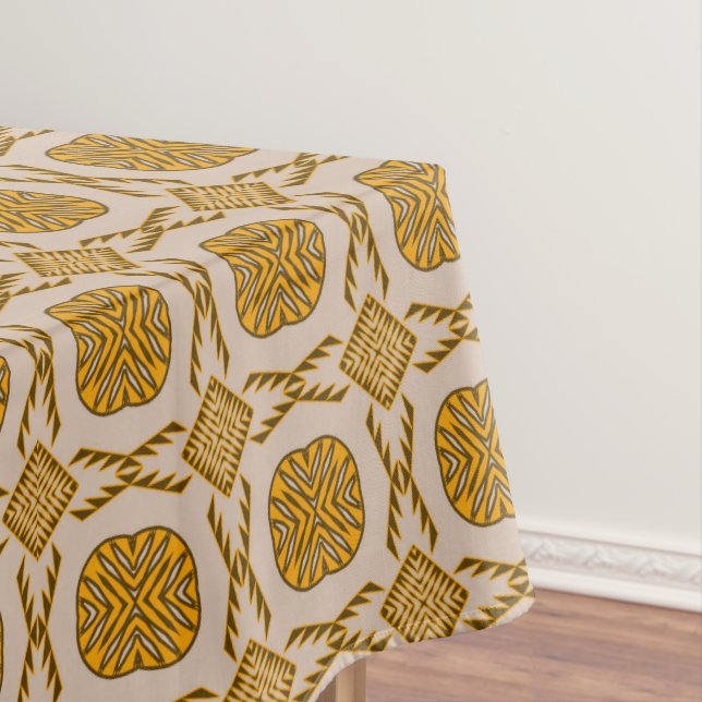 Stammes- Muster ethnischen southwestrn Tischdecke (Beispiel)