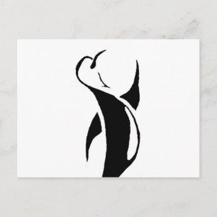 Stammes-Pinguin Postkarte