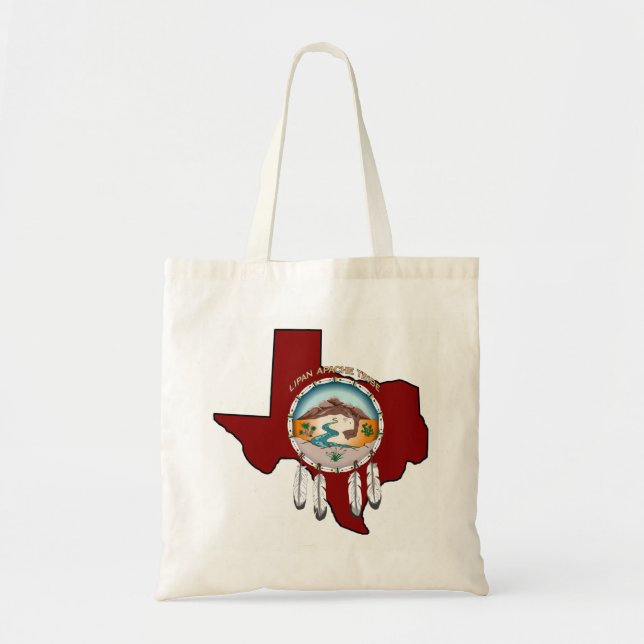 Stammes- Schild-Texas-EinkaufsTaschen-Tasche Tragetasche (Vorne)