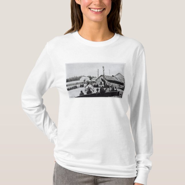 Stammes- Sitzung T-Shirt (Vorderseite)