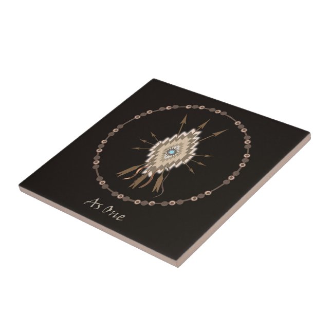 Stammes- Symbol-Freundschafts-Motiv-Kunst-Fliese Fliese (Seite)