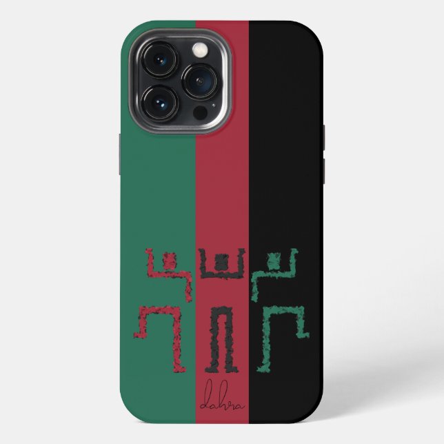 Stammes-Tanz iPhone Hülle (Rückseite)
