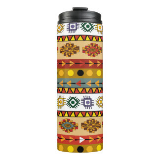 Stammes Tapete, künstlerisches ethnisches Design. Thermosbecher