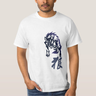 Stammes- Tätowierungs-T - Shirt des Wolfs