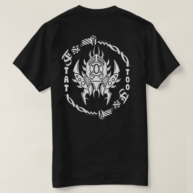Stammes-Tattoo T-Shirt (Design Rückseite)