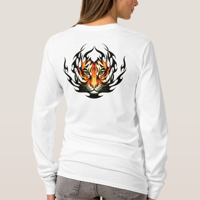 Stammes- Tiger T-Shirt (Rückseite)