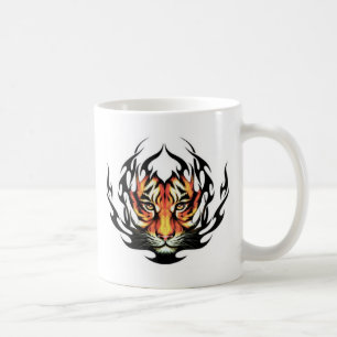 Stammes- Tiger-Tätowierung Kaffeetasse