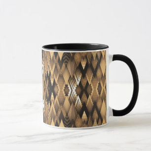 STAMMES-TRIBAL DREIECKIGES MUSTER TASSE