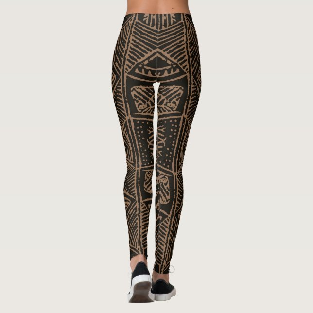 Stammes- Vibe-Leggings Leggings (Rückseite)