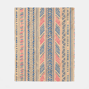 Stammes Vintag ethnisch: nahtloses Muster. Fleecedecke