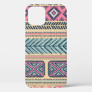 Stammes- Vintage- ethnisches nahtloses Muster Case-Mate iPhone Hülle
