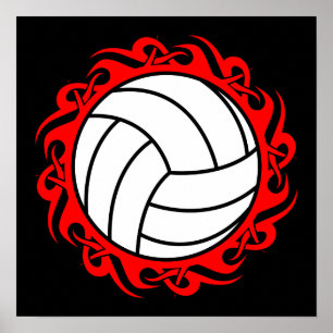 Stammes- Volleyball Poster