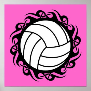 Stammes- Volleyball Poster
