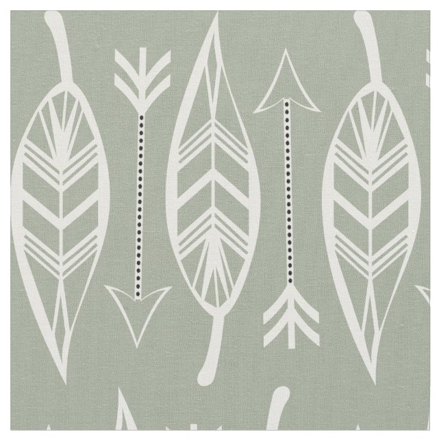 Stammes- Weiß Stoff (Nahaufnahme)