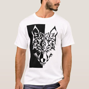 Stammes- Wolf-Art T-Shirt