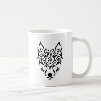 Stammes- Wolf Kaffeetasse