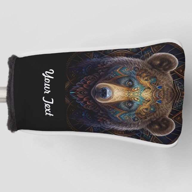Stammesbär Golf Headcover (Vorderseite)