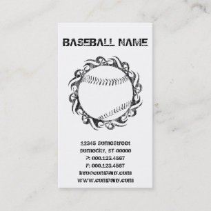 Stammesbaseball Visitenkarte