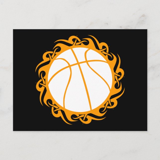 Stammesbasketball Postkarte (Vorderseite)