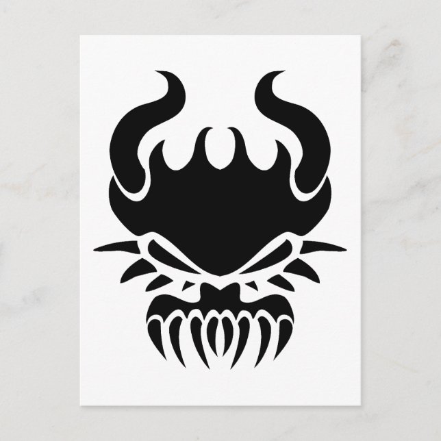 Stammesdemon Postkarte (Vorderseite)