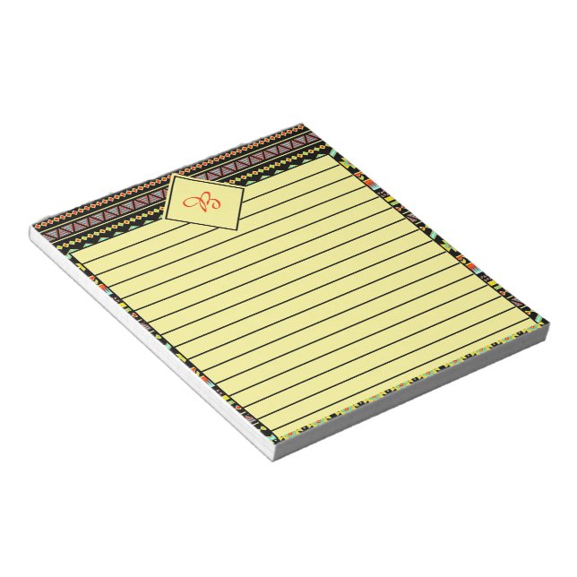 Stammesdesign Notizblock (angewinkelt)