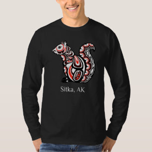 Stammeseichrel Sitka Alaska Indianerin Haida T-Shirt