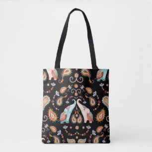 Stammeselementar: Watercolor Paisley Muster.