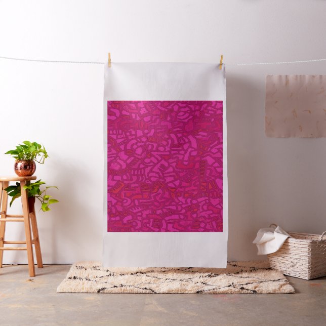 Stammesfelder Mosaik - Rose Stoff (Beispiel)