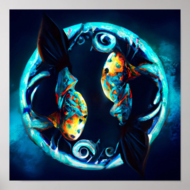 Stammesfische Poster (Vorne)