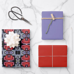 Stammesflammen-Design Geschenkpapier Set