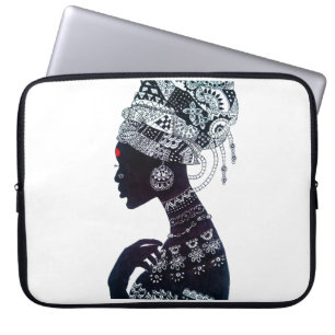 Stammesfrauen-Design Laptopschutzhülle