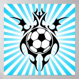 Stammesfußball Poster