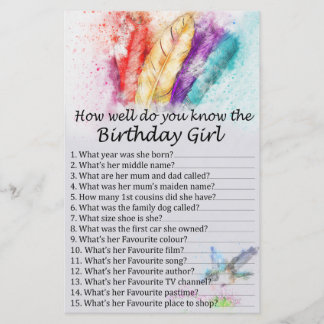 Stammesfüther Wie gut kennen Sie den Geburtstag?