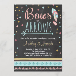 Stammesgeschlecht enthüllt Einladung Junge oder Mä