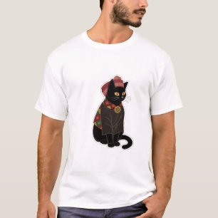 Stammeshäuptling Schwarze Katze Tragetasche T-Shirt