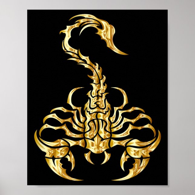 Stammeskorpion Poster (Vorne)